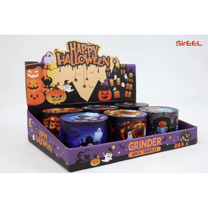 55mm Halloween Zinc 4pc Grinder SirEEL