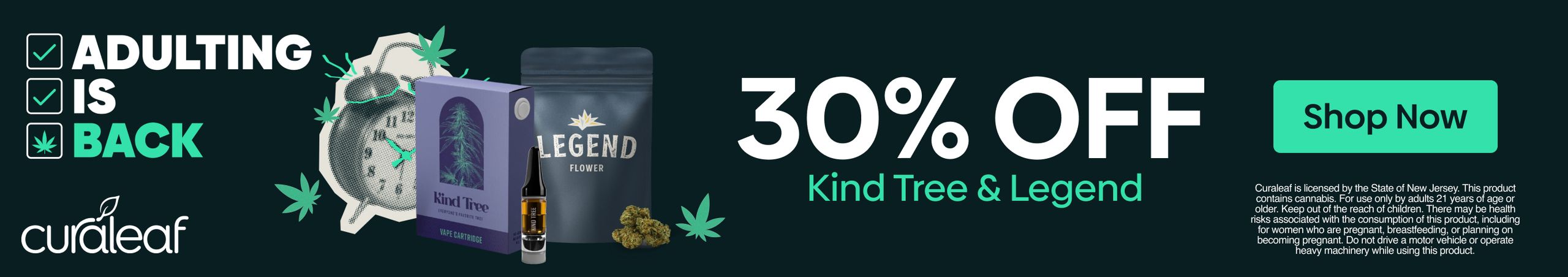 Cannabis Promo, Cannabis Sales, Cannabis Discounts, Cannabis on Sale, 30% Off Kind Tree & Legend!