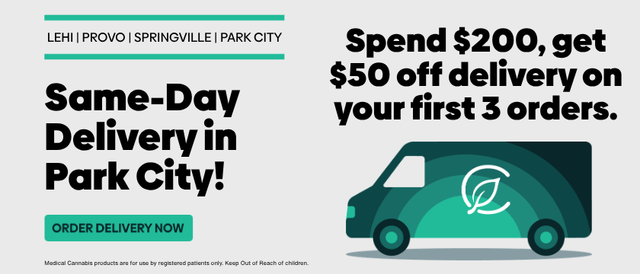 Cannabis Promo, Cannabis Sales, Cannabis Discounts, Cannabis on Sale, FIRST TIME DELIVERY DEALS @ PARK CITY! 🚘🚨