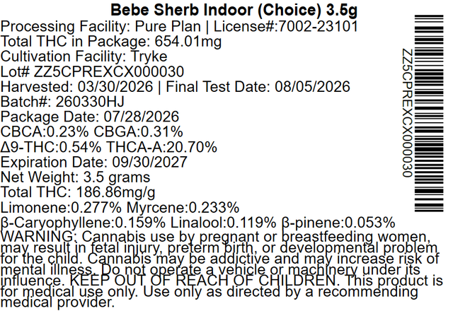 Bebe Sherb Pure Plan Bebe Sherb Pure Plan