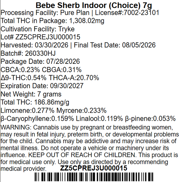 Bebe Sherb Pure Plan Bebe Sherb Pure Plan