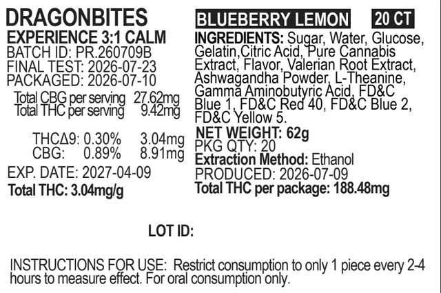 Blueberry Lemon Dragonfly Blueberry Lemon Dragonfly