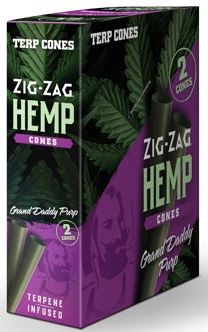 Terpene Infused Hemp Cones Zig Zag