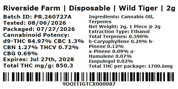Wild Tiger Riverside Farm Wild Tiger Riverside Farm