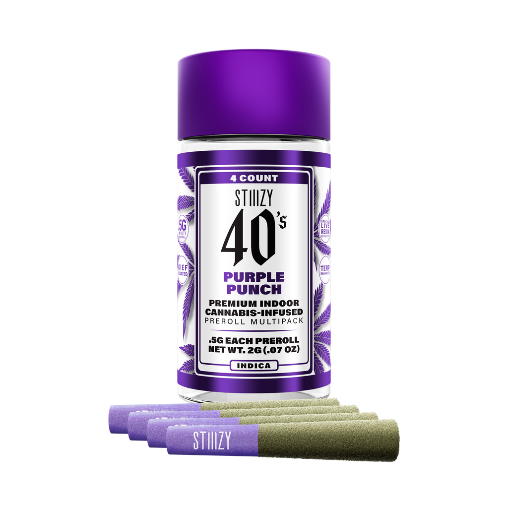 Purple Punch 0.5g ea | 4-Pack Infused Pre-Roll Pack | Curaleaf