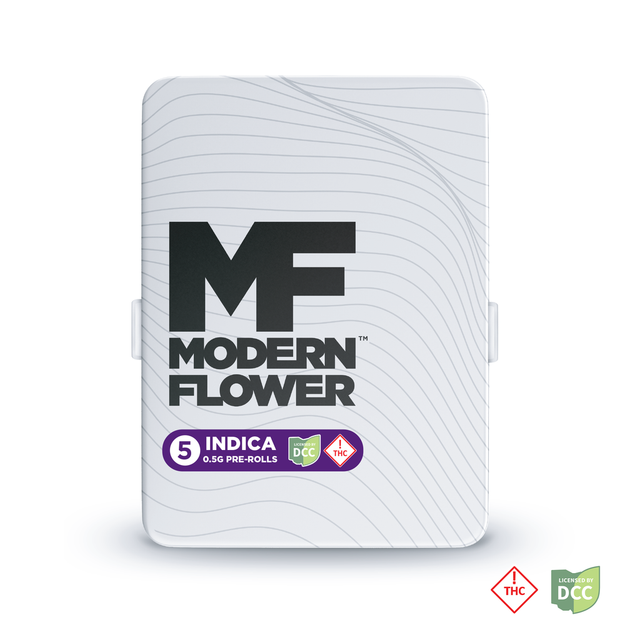 Red Bird Modern Flower