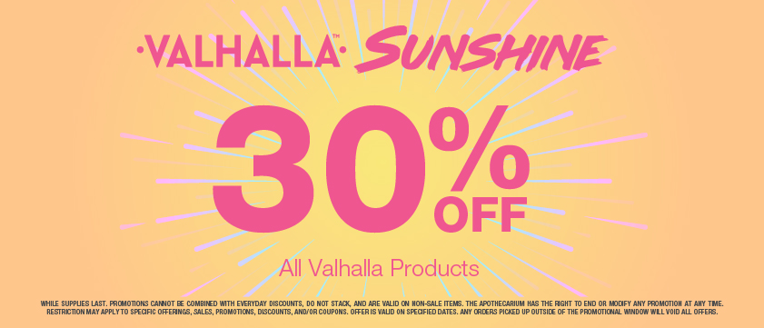 Cannabis Promo, Cannabis Sales, Cannabis Discounts, Cannabis on Sale, 30% Off Valhalla