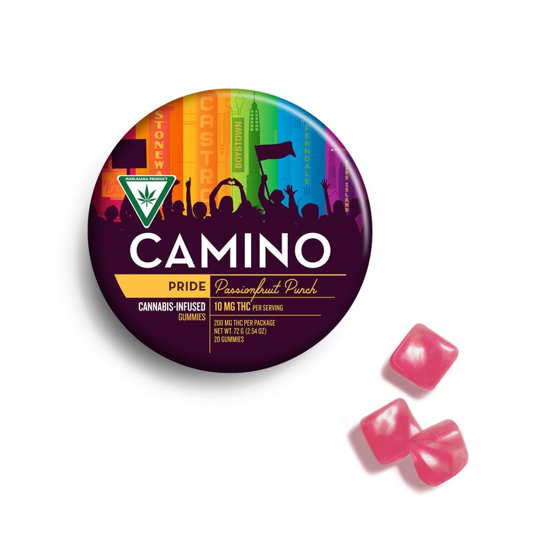 Buy Camino Infused-Edibles Regular Passionfruit Punch "Pride" 200MG THC image