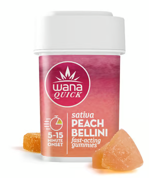 Peach Bellini | Fast Acting THC Gummies