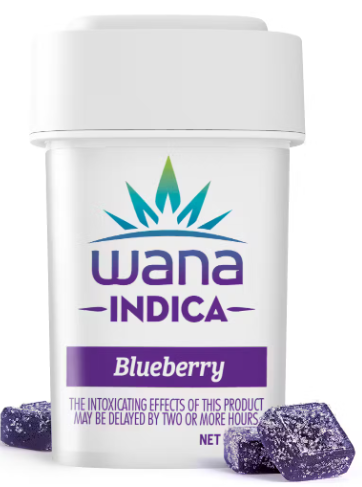 Buy Wana Edibles Classic Blueberry 100mg l 10 Pack image