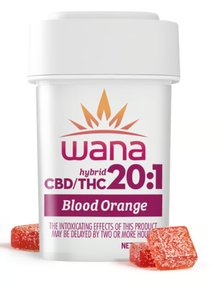 Blood Orange | 20:1 CBD / THC Gummies Wana
