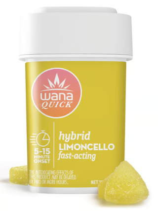 Limoncello | Fast Acting THC Gummies Wana
