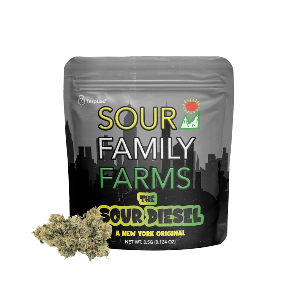 Buy Sour Family Farms Flower Sour Diesel 3.5g image