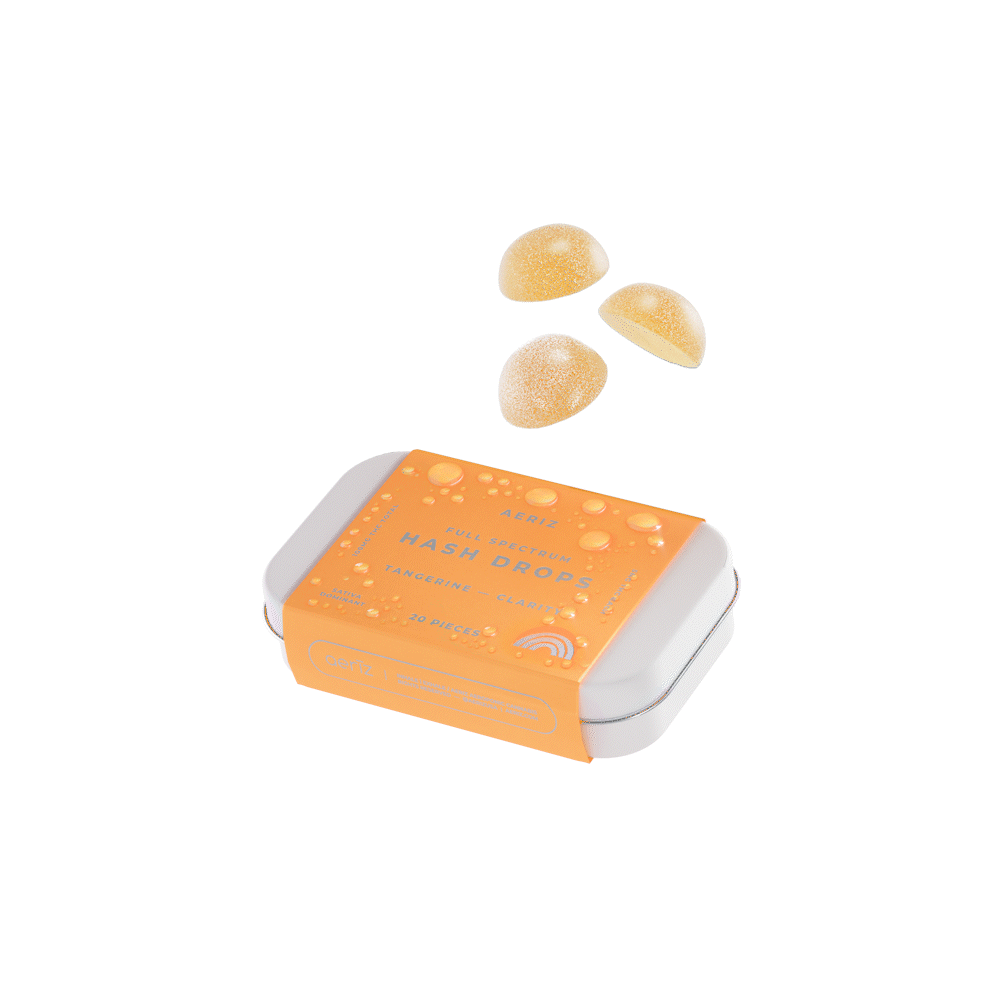 Buy Aeriz Edibles FSHO Drops Tangerine - Clarity 100mg 20pk image