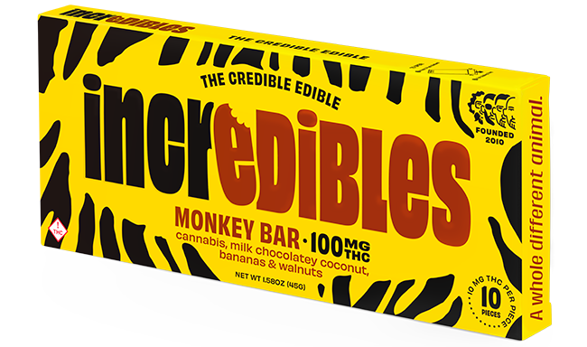 Buy incredibles Edibles Monkey Bar 100mg image №0