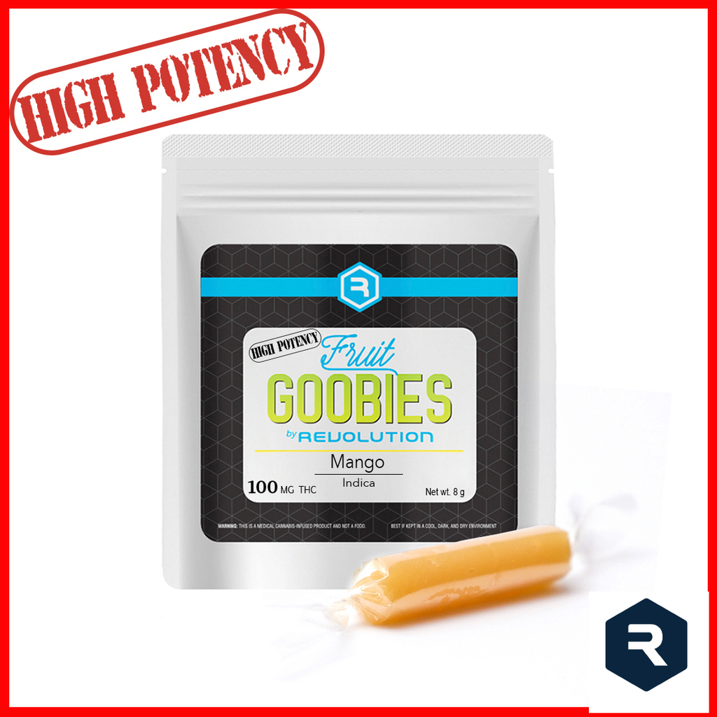 Buy Revolution Edibles Super Mango Goobie 100mg image