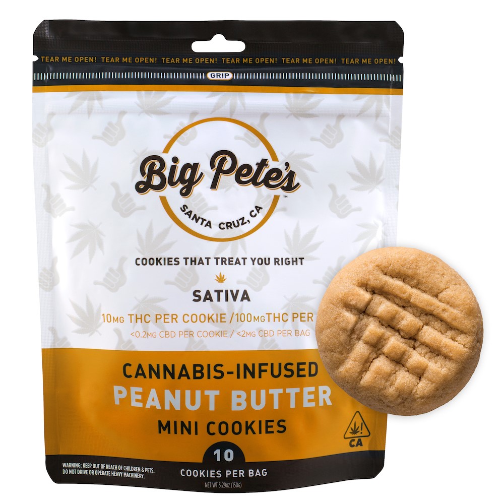 Buy Big Pete's Edibles Sativa Peanut Butter 10mg / 10-Pack image №0