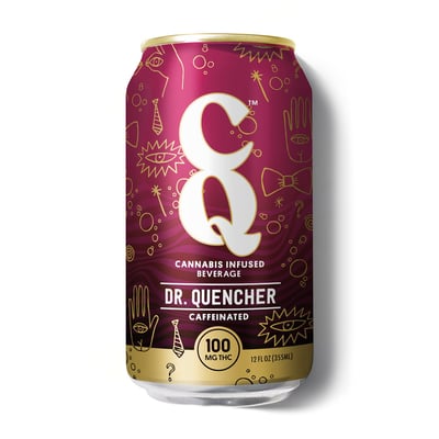 Buy CQ Beverages Dr. Quencher 100mg  12 fl oz image