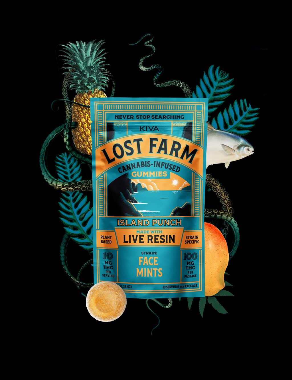 Lost Farm Island Punch - Face Mints KIVA