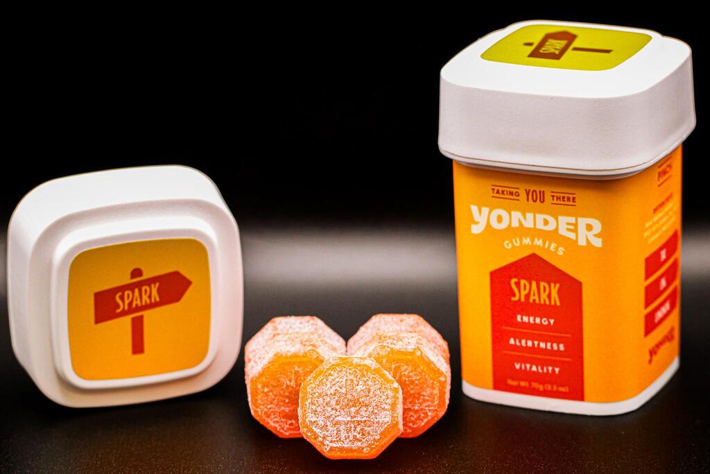 Buy Yonder Edibles Spark | Tangerine Gummies 100mg [10 pcs] image