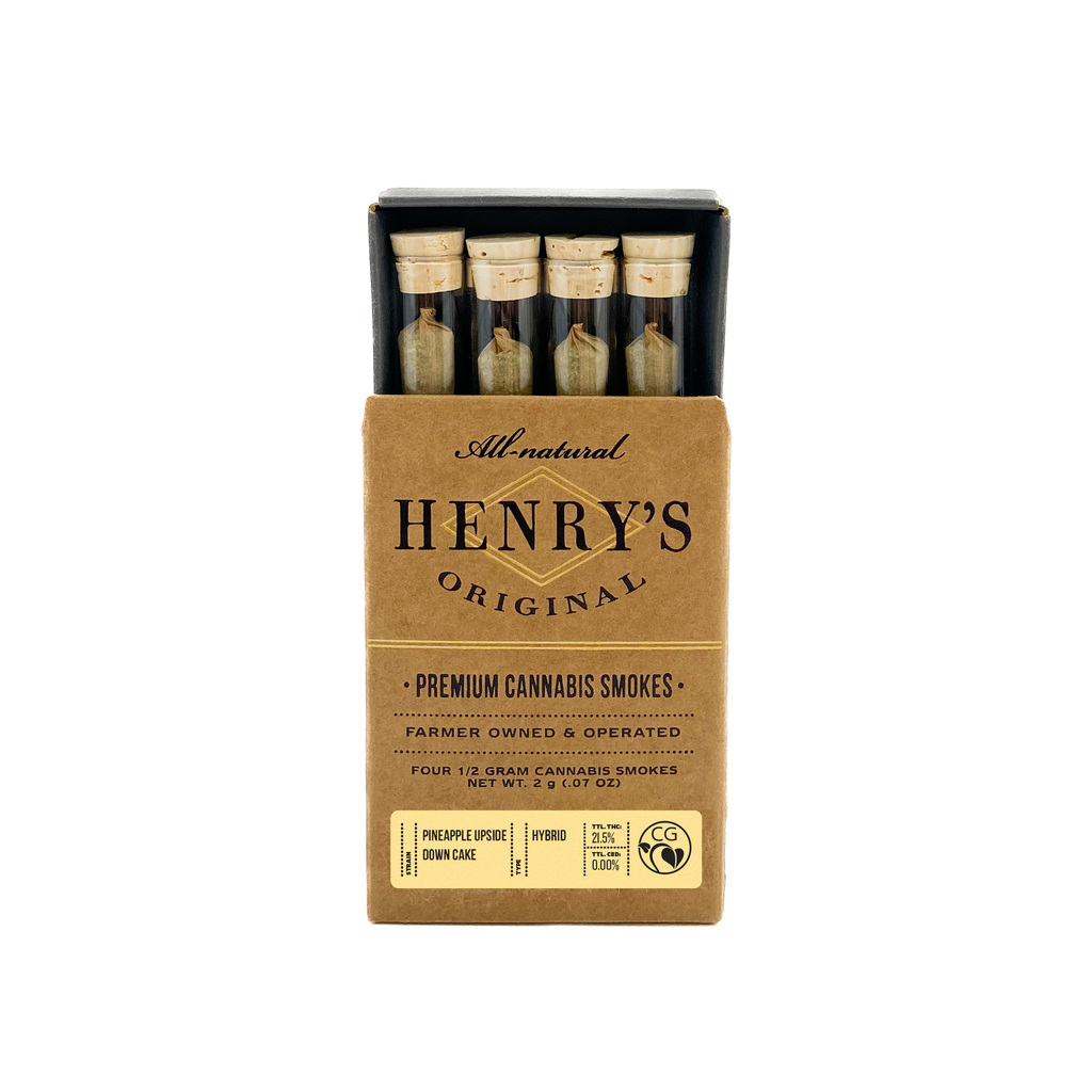 Buy Henry's Original Pre-Rolls Pineapple Upside Down Cake 2g / 4-Pack image №0
