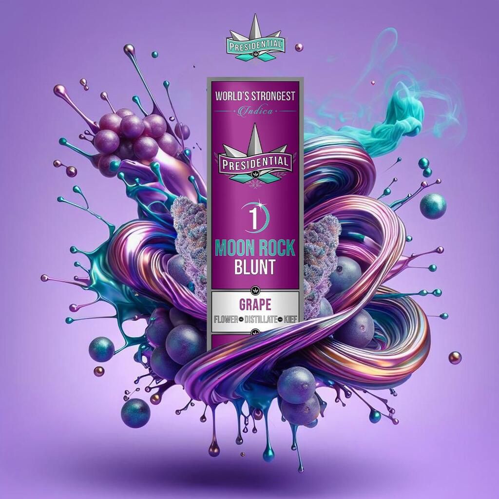 Presidential Grape Infused Blunt Single Pre-Roll, 1.5g, 1pk
