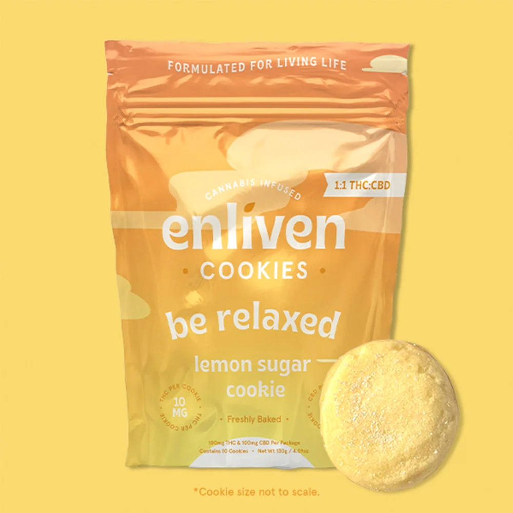 Buy Enliven Edibles Lemon Sugar 10pk 100mg image