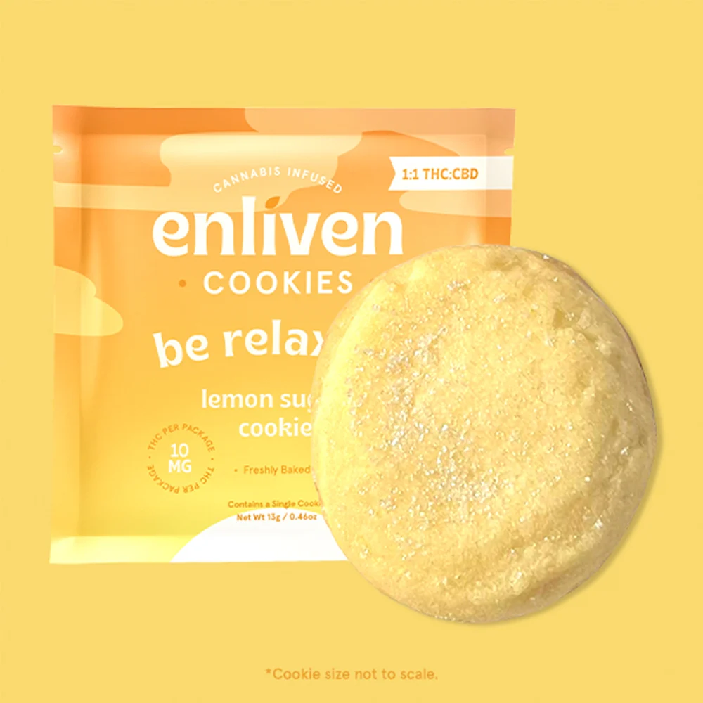 Buy Enliven Edibles Lemon Sugar 1pk 10mg image