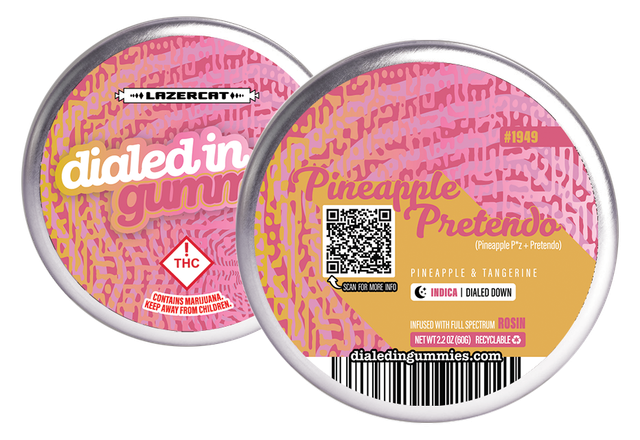 Pineapple Pretendo Gummies Dialed In