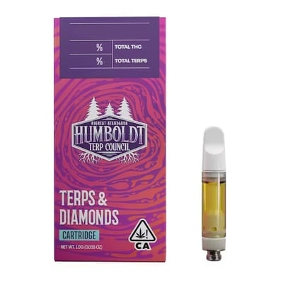 Buy Humboldt Terp Council Vape Cartridge Original Glue Terps & Diamonds Cartridge 1 G image №0