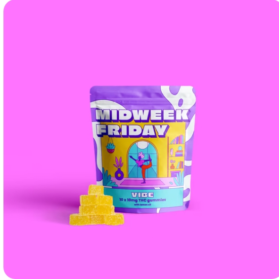 Buy Mid Week Friday  Edibles Lemon  10pk (10mg) image