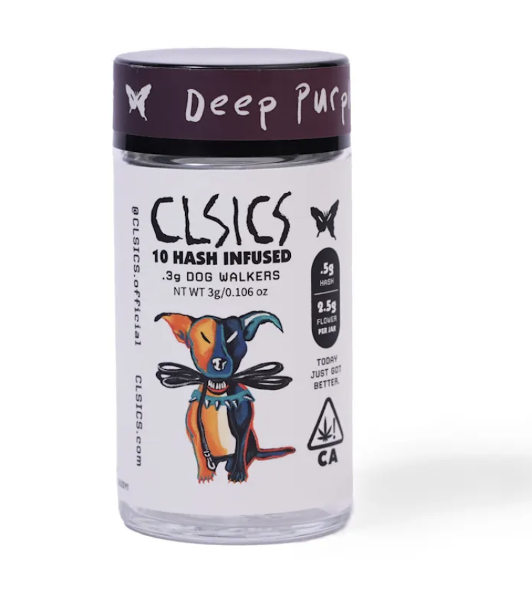 Deep Purple 10 Hash Infused Pre-Rolls CLSICS