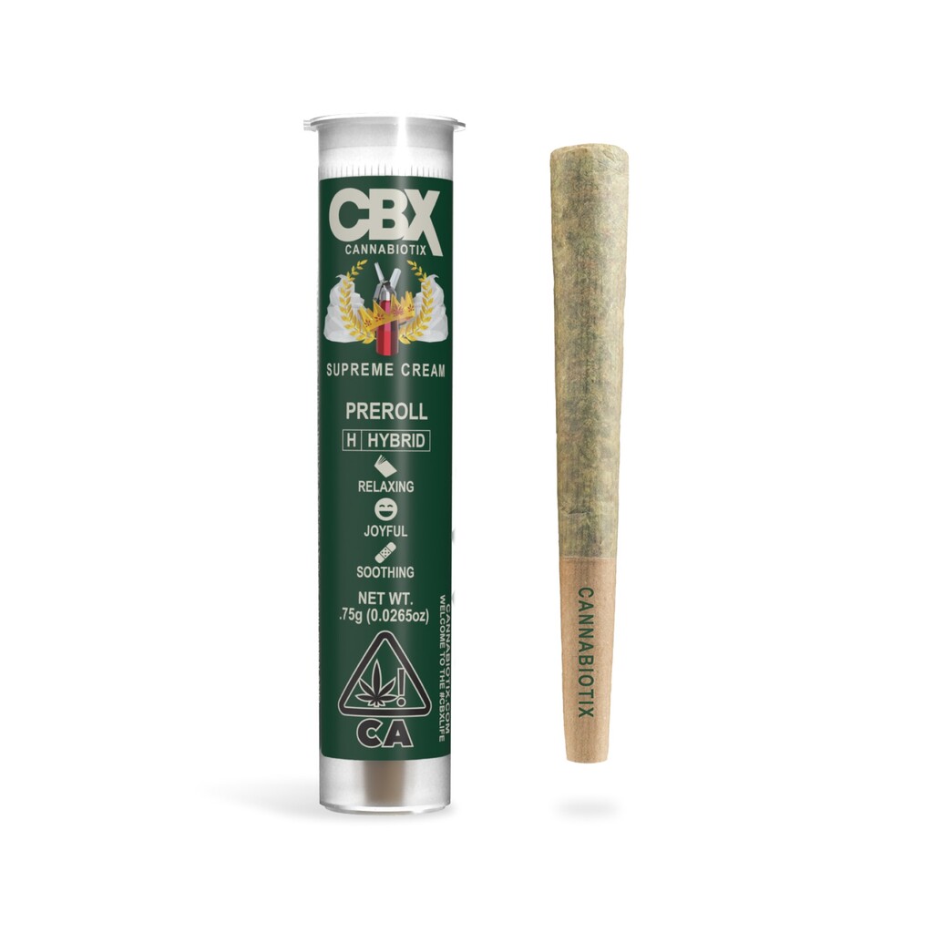 Buy Cannabiotix (CBX) Pre-Rolls Supreme Cream 0.75g image