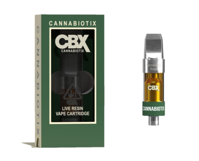 Buy Cannabiotix (CBX) Cartridges Lemonade Sage 0.5 gram image