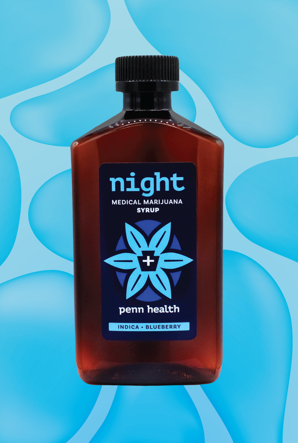 Buy Penn Health Group Wellness Night Cannabis Syrup (Blueberry) 1:1 250ml image