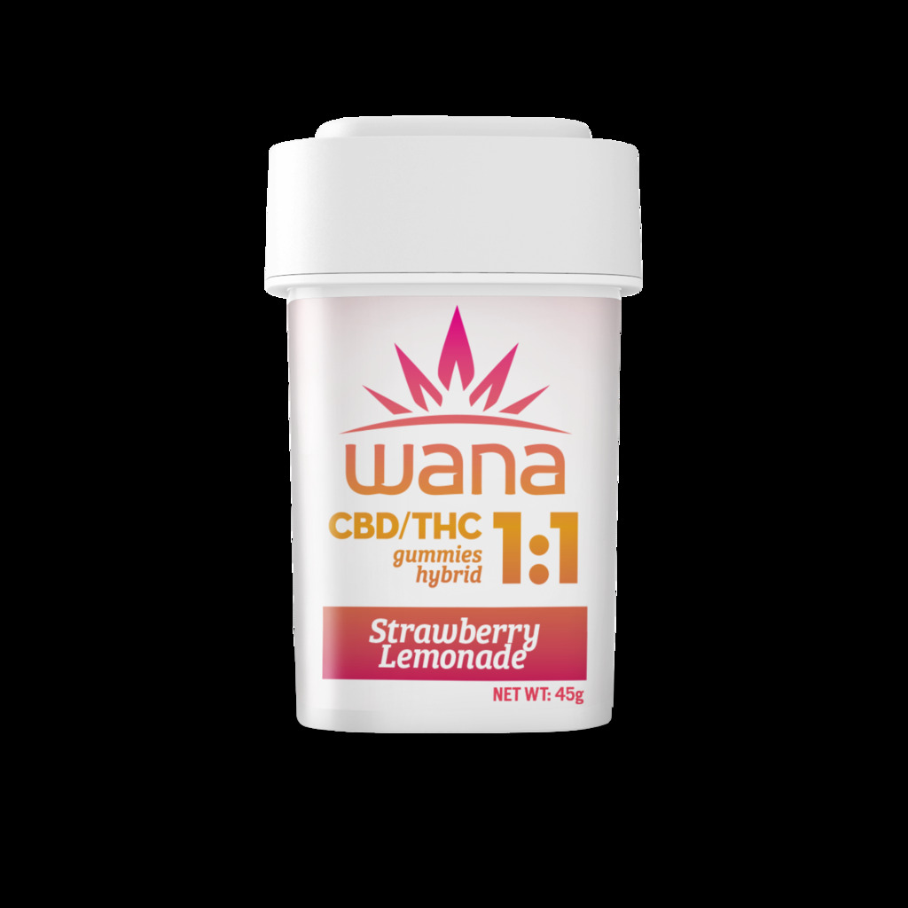 Buy Wana Edibles Strawberry Lemonade 1:1 100mg 10pk image