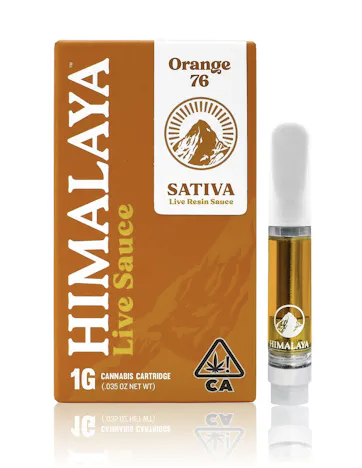 Orange 76 Live Sauce Cartridge Himalaya