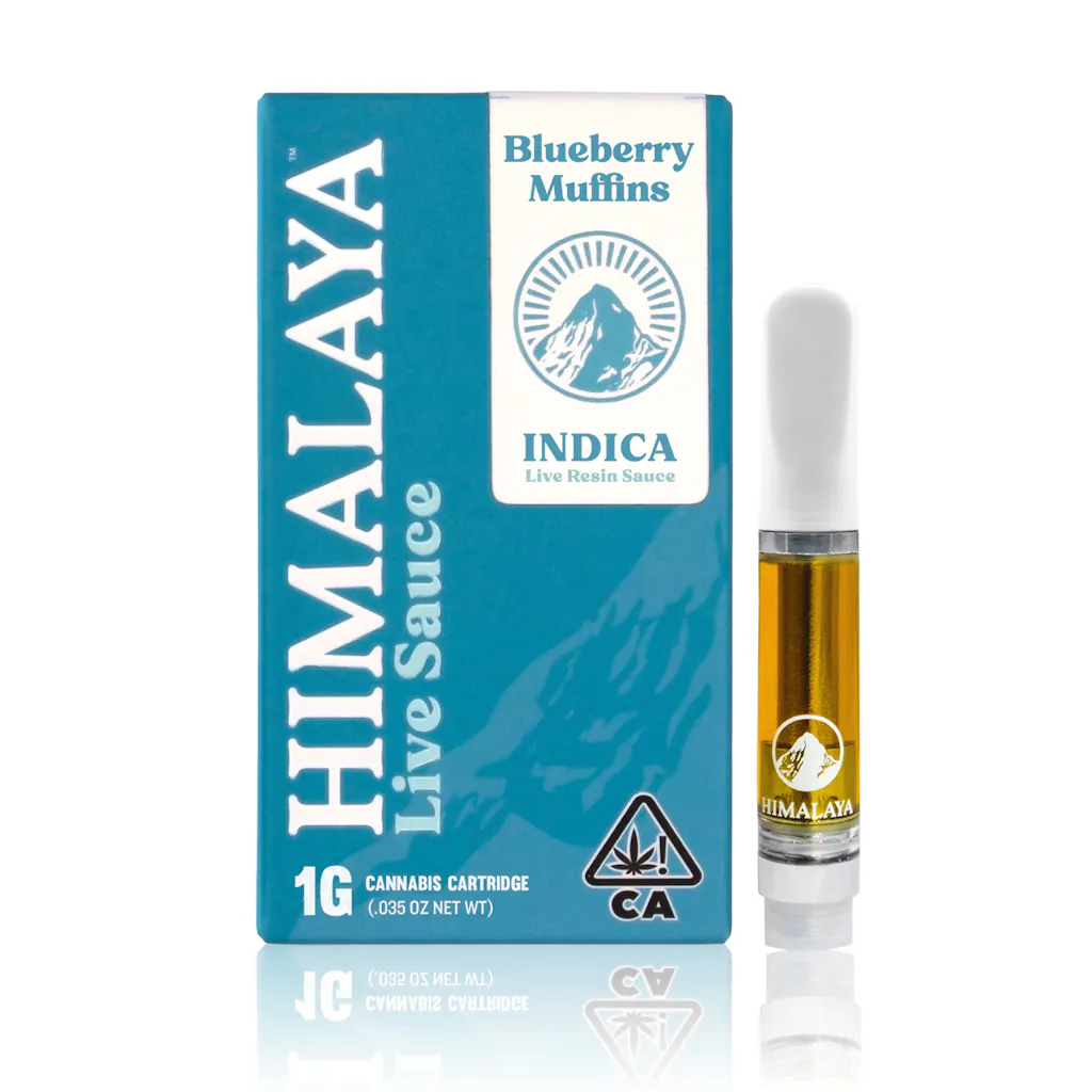 Blueberry Muffins Live Resin Cartridge Himalaya