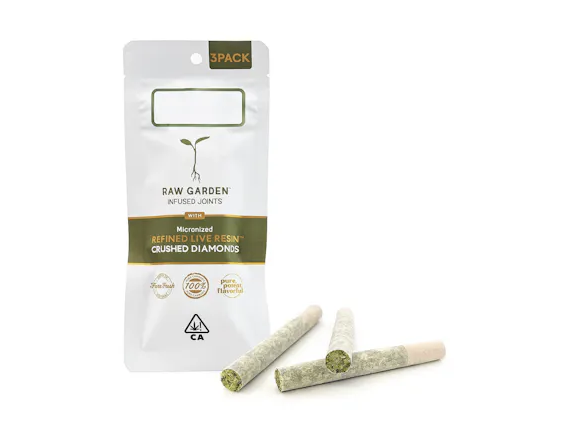 Pink Lemonade 3 Pack Crushed Diamonds Pre-Rolls Raw Garden