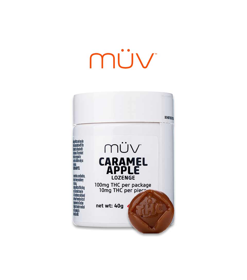 Buy MÜV Edibles Caramel -  Apple 100mg [10 Pk] image