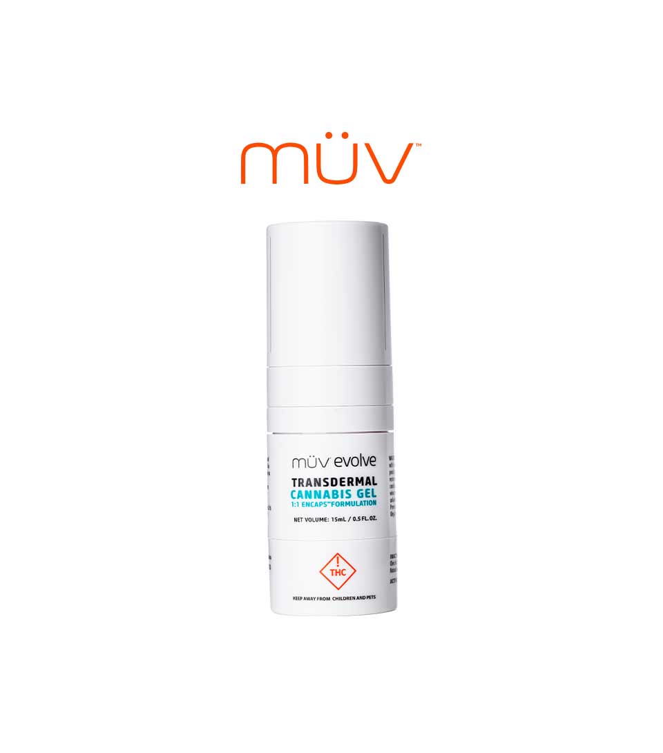 Buy MÜV Topicals Evolve 1:1 THC:CBD Transdermal 250mg image