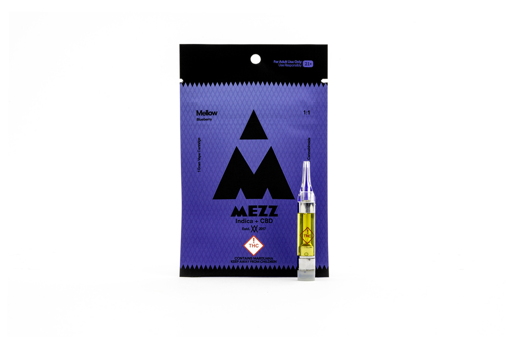 Mellow Blueberry 1:1 CBD:THC Mezz