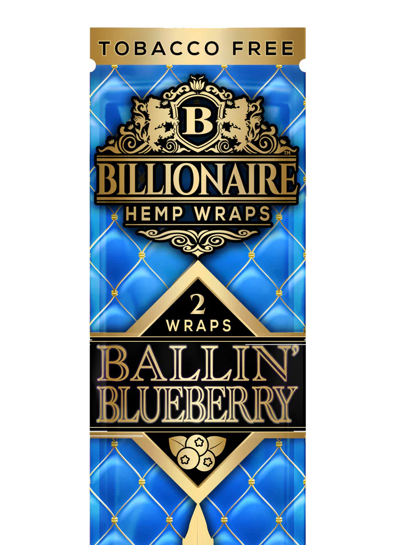 Buy Billionaire Accessories Ballin Blueberry Hemp Wraps Each image