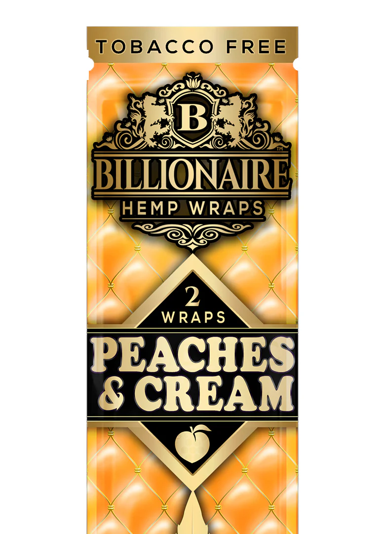 Peaches & Cream Hemp Wraps Billionaire