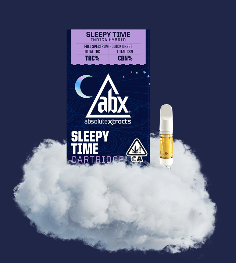 Sleepy Time CBN and Solventless Vape Cartridge ABX