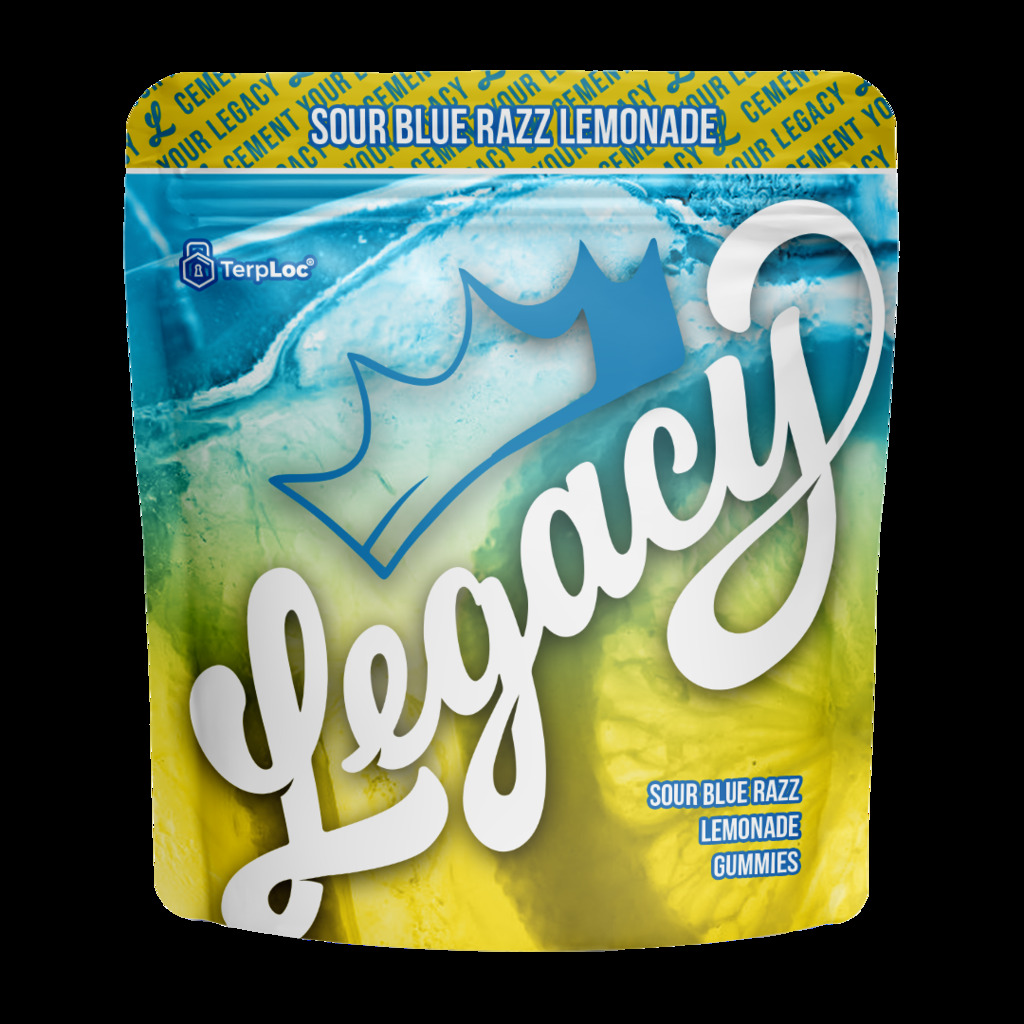 Buy Legacy Edible Sour Blue Razz Lemonade 100 mg 10pk image №0