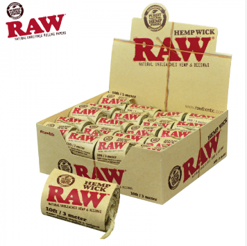 Buy RAW Accessories 20ft Hemp Wick Single image