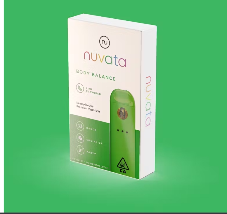 Body Balance Lime 9:1 (THC:CBD) Nuvata