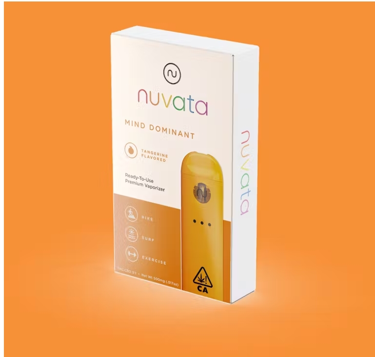 Buy Nuvata Vapes Mind Dominant Tangerine 9:1 (THC:CBD) (0.5g) image