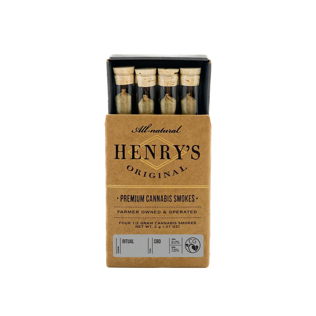 Buy Henry's Original Pre-Rolls Ritual CBD 2g / 4-Pack image №0